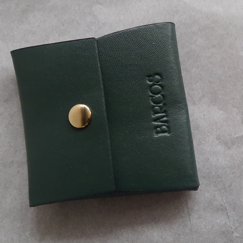 Barcos Geniue Leather Coin case
